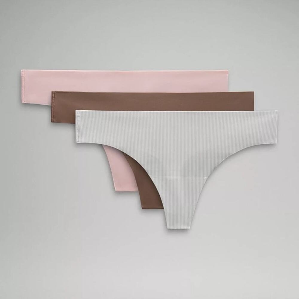 Lululemon Invisiwear Mid Rise Thong Underwear size M STMI/TPTC/JSWV